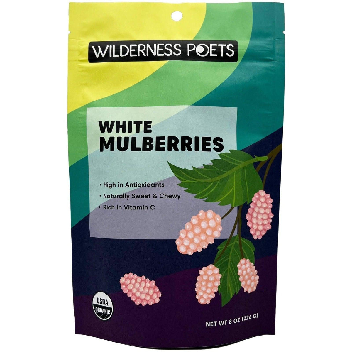 Wilderness Poets organic sun-dried white mulberries