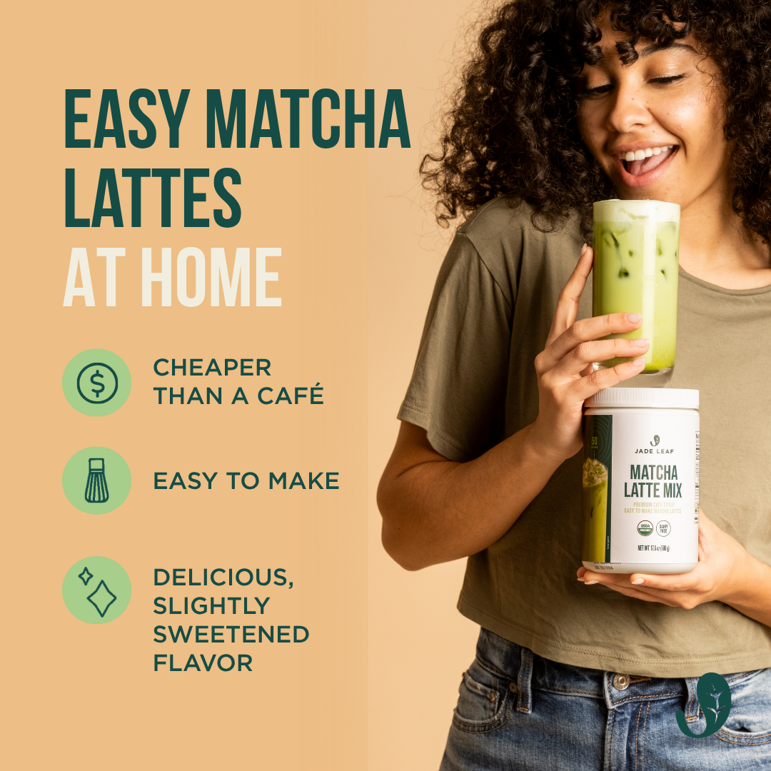 Organic Cafe Style Sweetened Matcha Latte Mix - Original