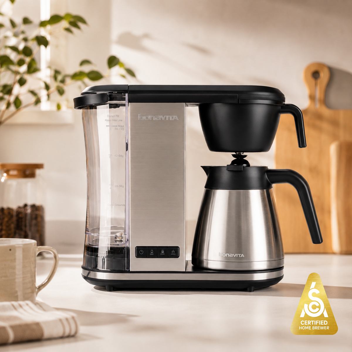 Bonavita Enthusiast 8-cup drip coffee brewer, view 12