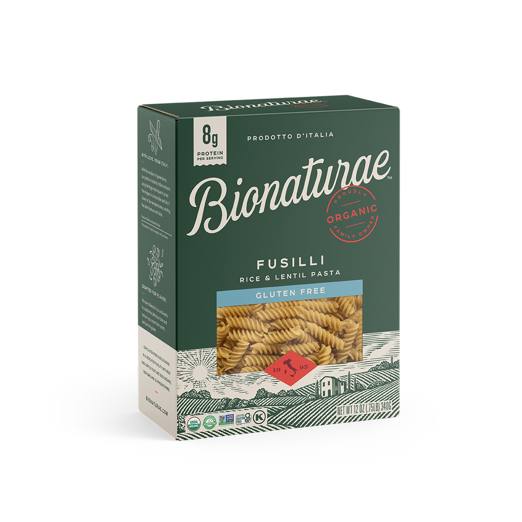 Organic Gluten Free Rice & Lentil Fusilli