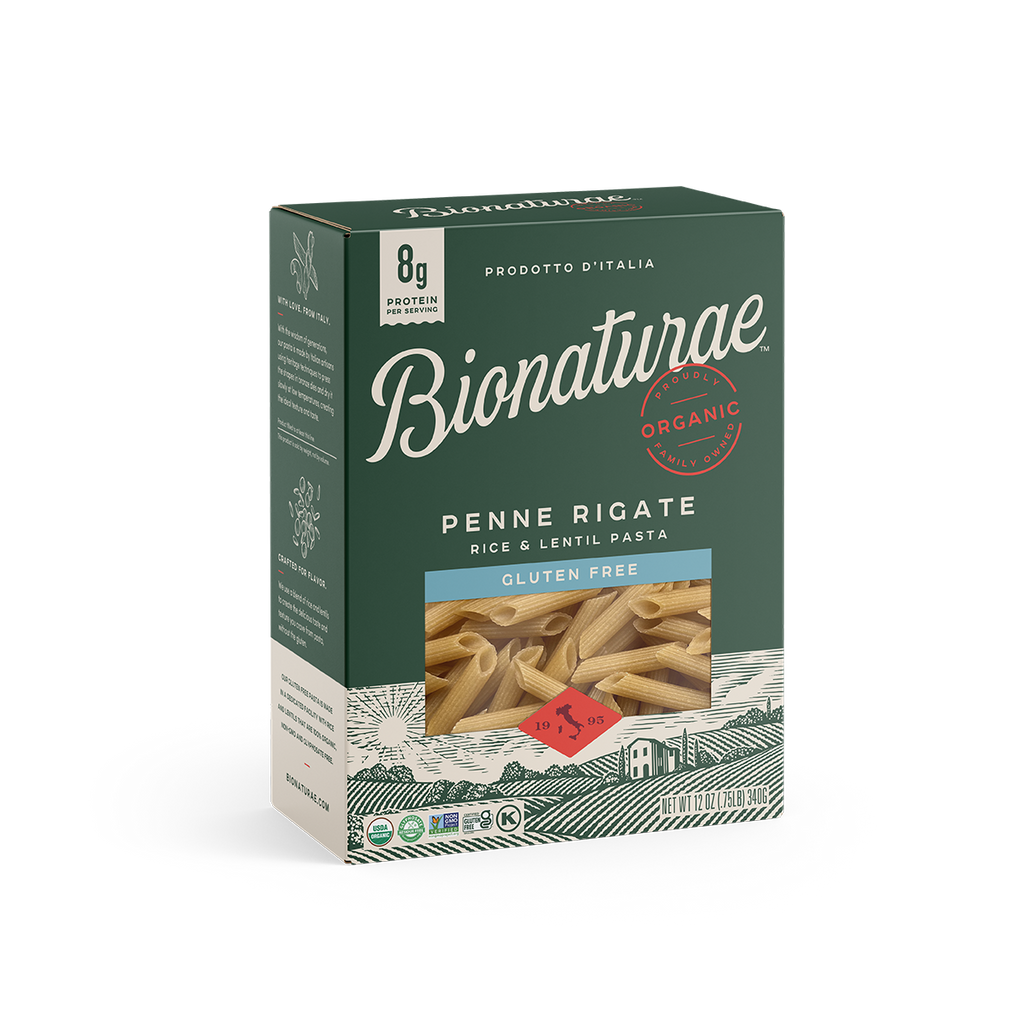 Organic Gluten Free Rice & Lentil Penne Rigate