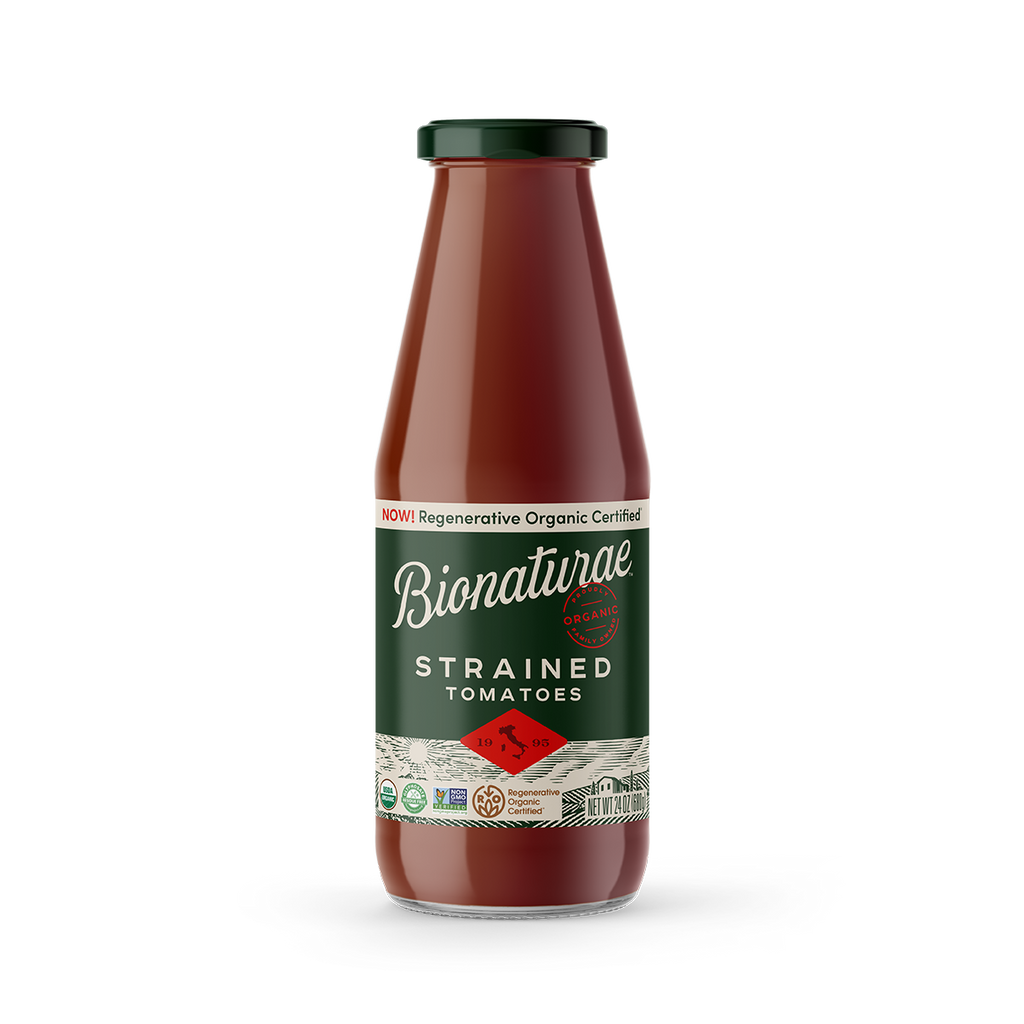 Organic Strained Tomatoes
