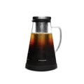 Ovalware glass cold brew coffee maker with stainless steel filter
