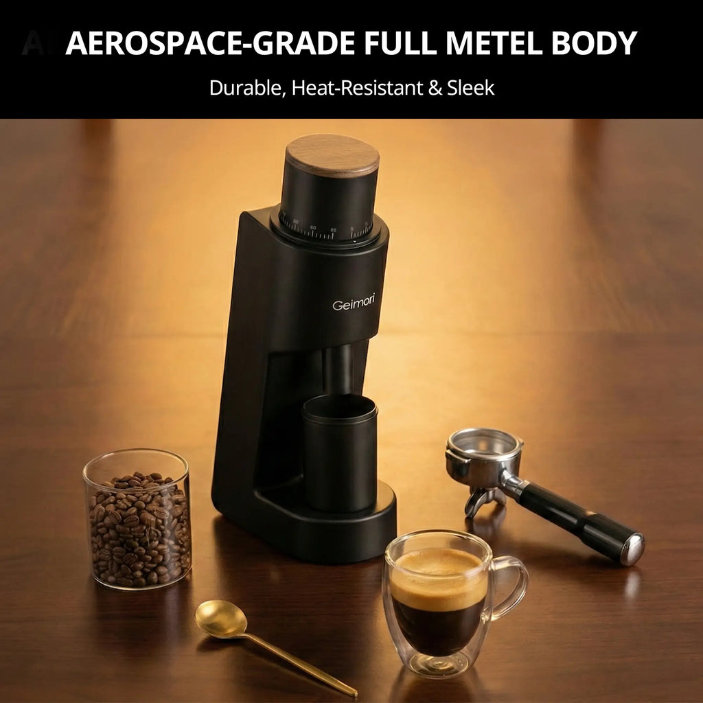 Geimori GU38 compact single-dose coffee grinder, view 8