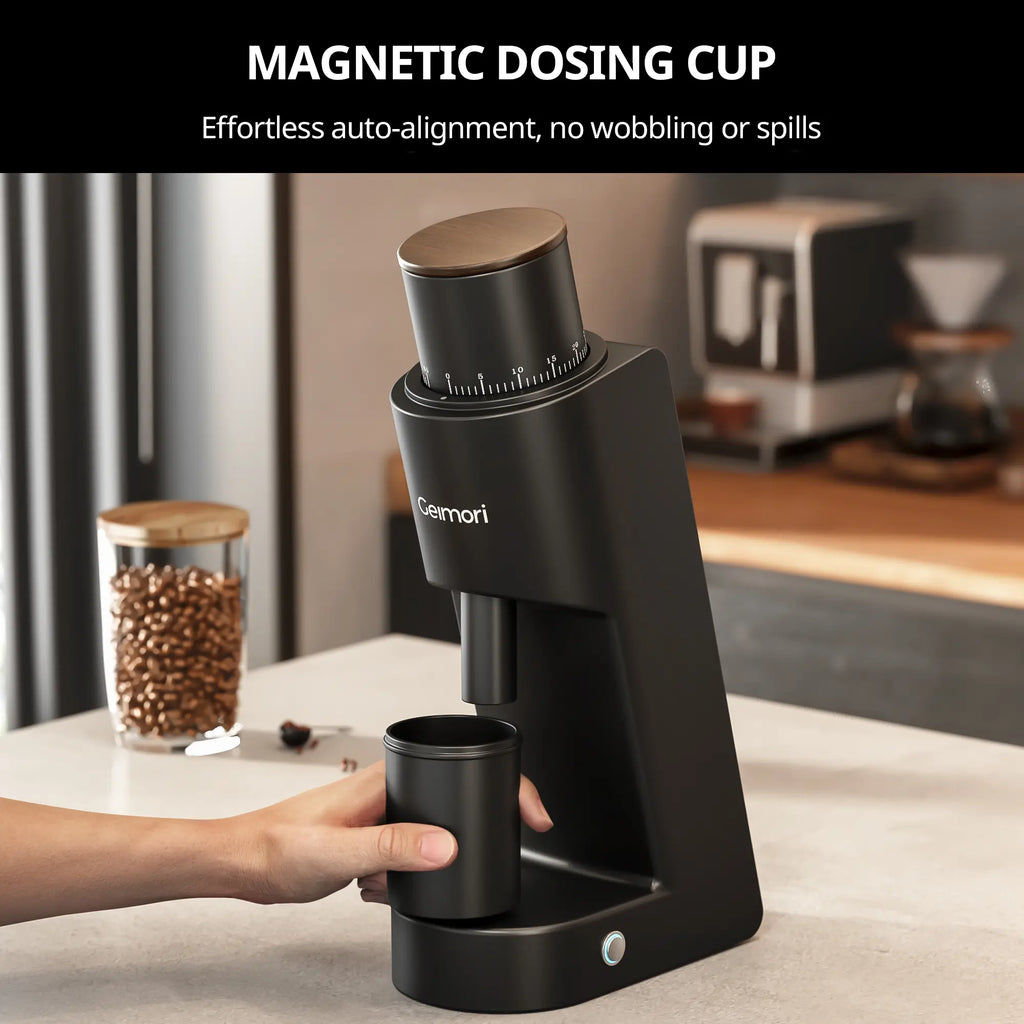 Geimori GU38 compact single-dose coffee grinder, view 7