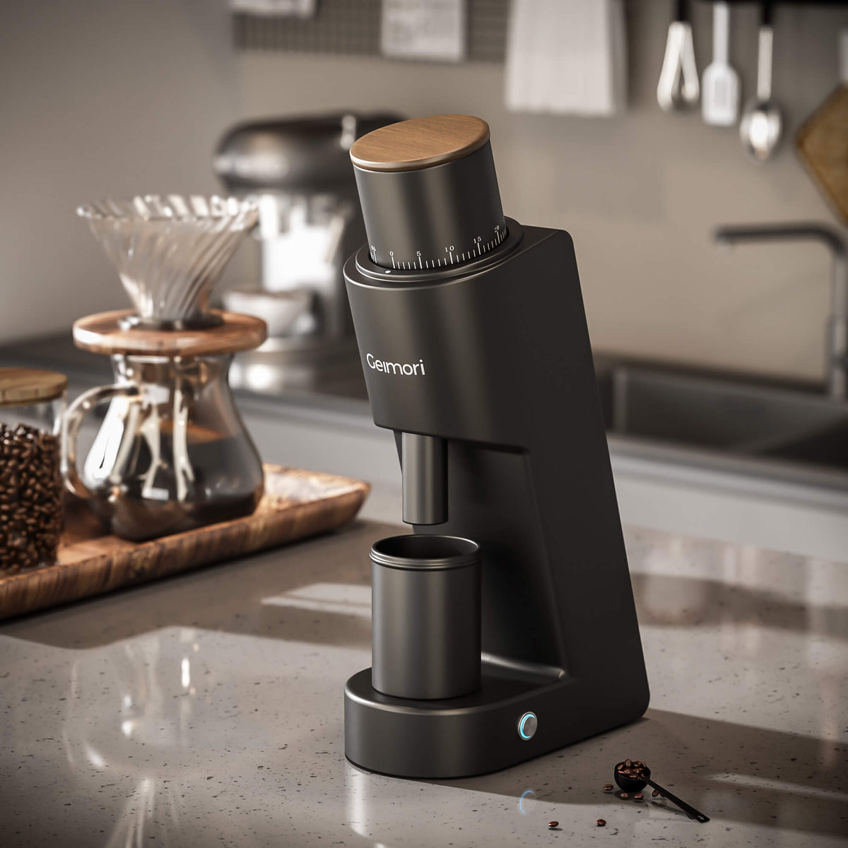Geimori GU38 compact single-dose coffee grinder, view 10