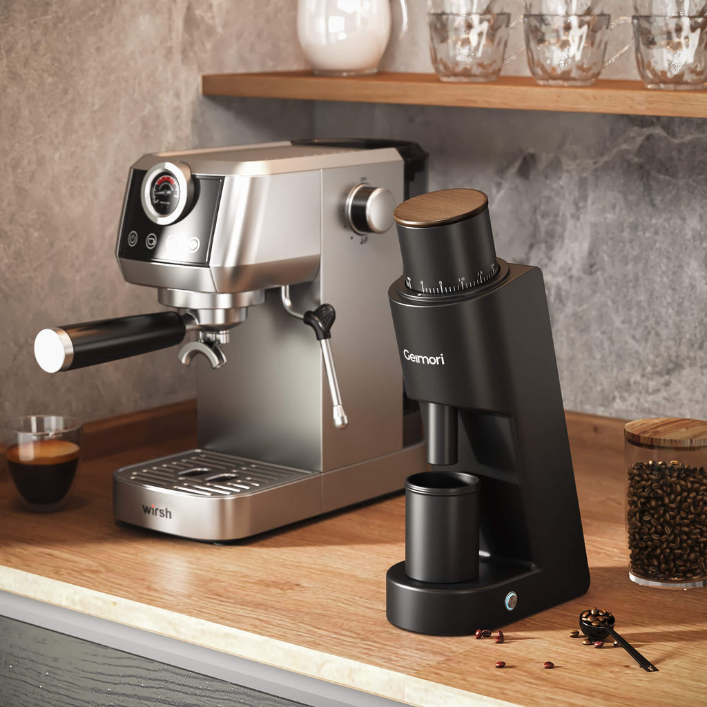 Geimori GU38 compact single-dose coffee grinder, view 9