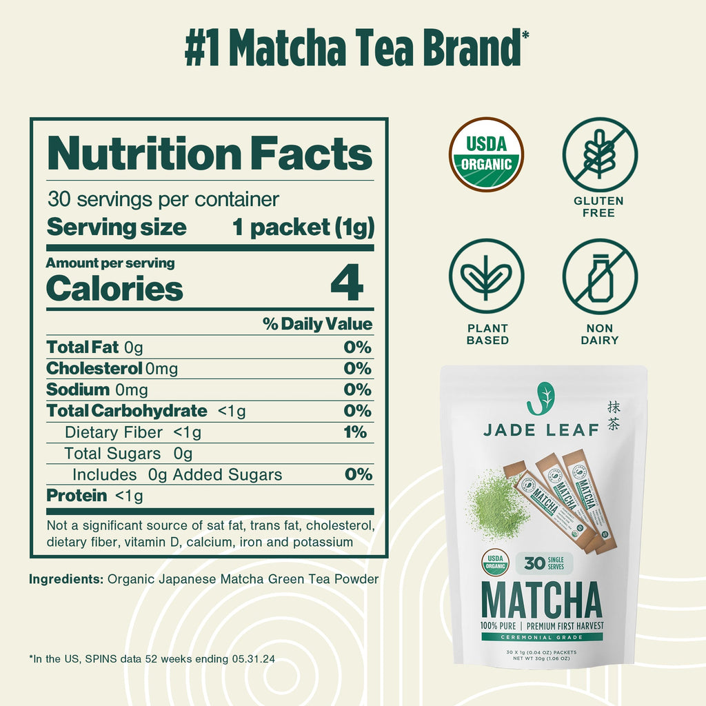 Organic Ceremonial Matcha Stick Packs