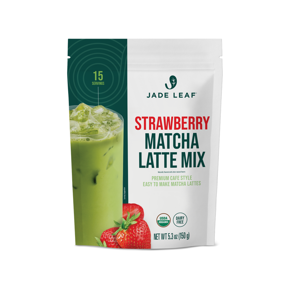 Organic Cafe Style Sweetened Matcha Latte Mix - Strawberry