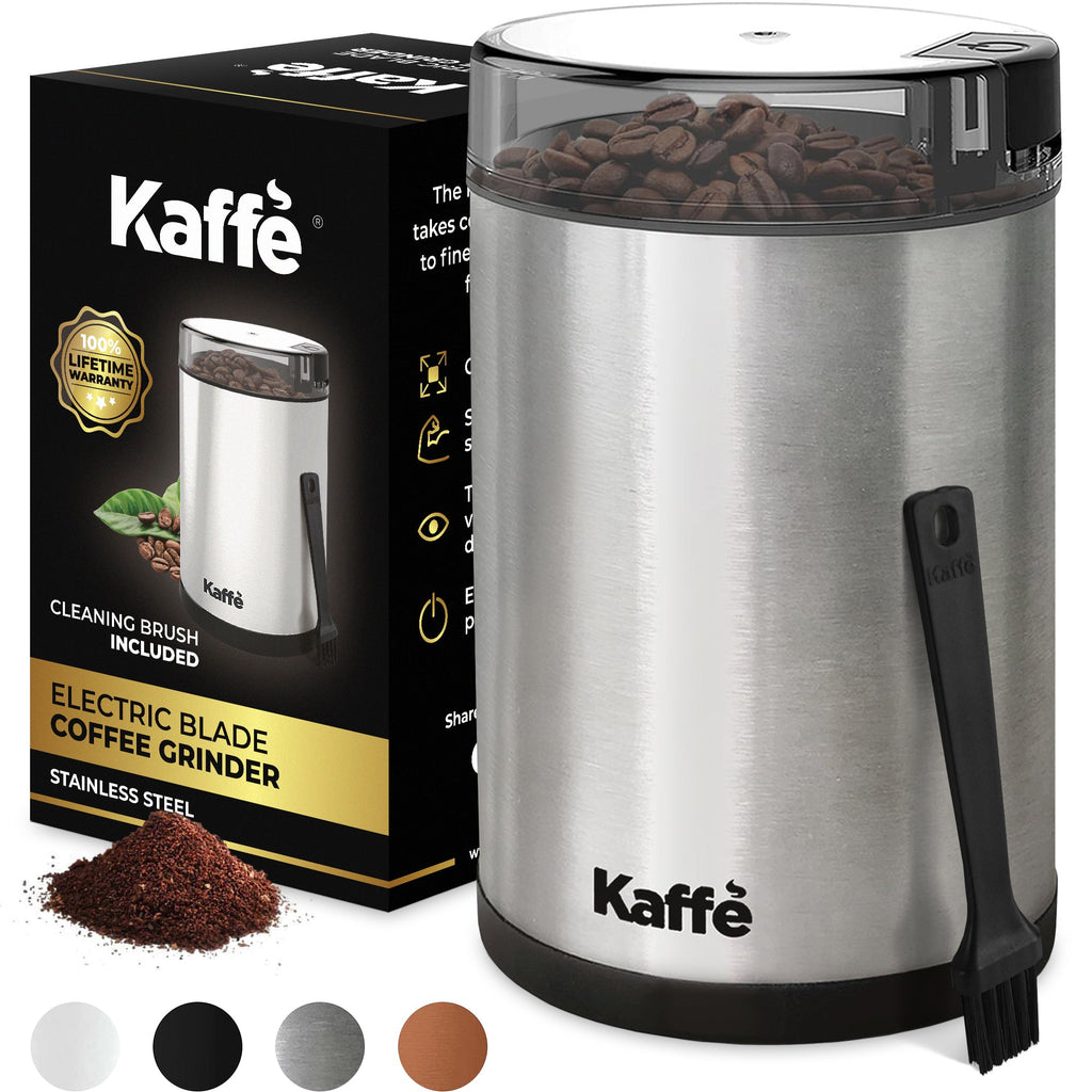 Kaffe KF2020 stainless steel blade coffee grinder, view 2