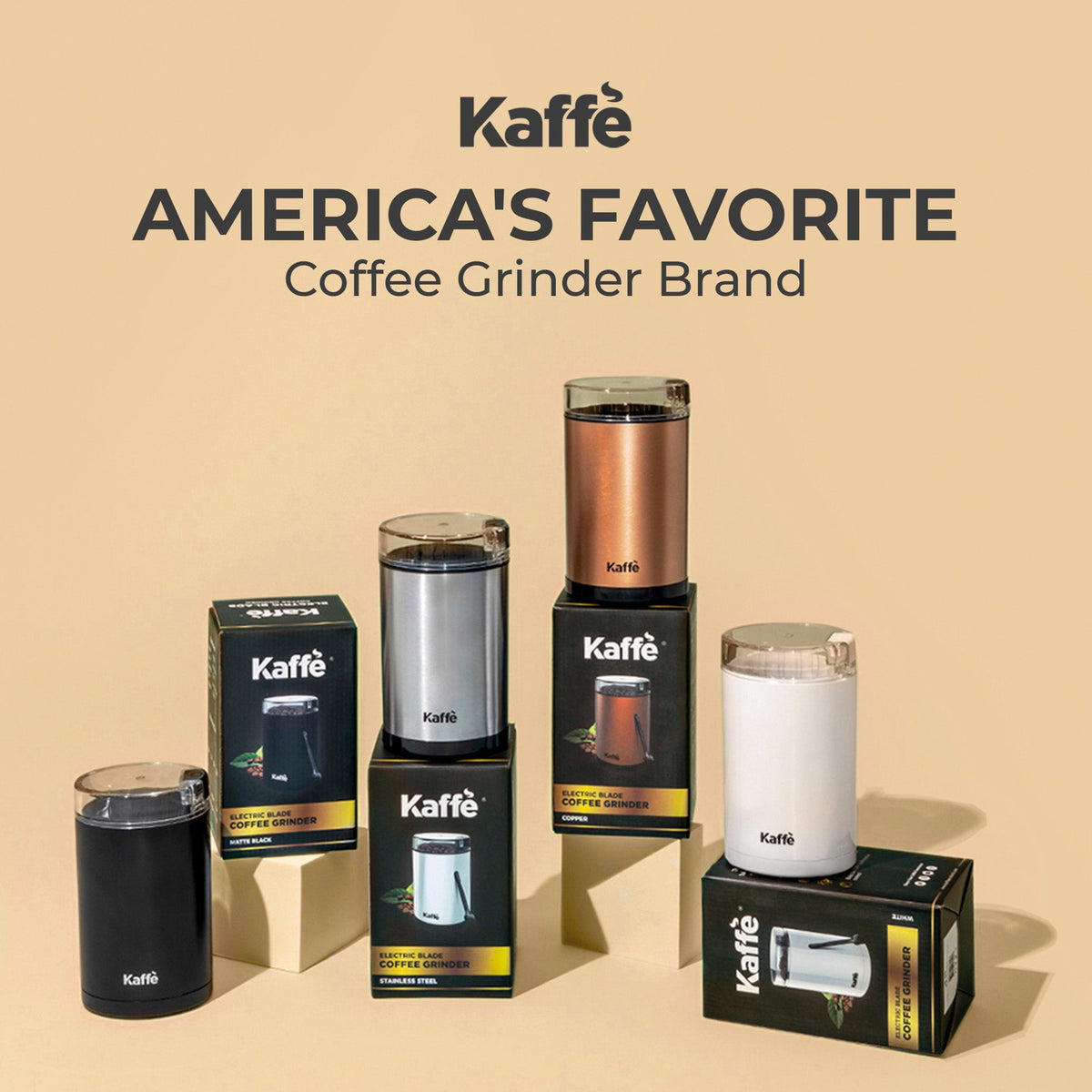 Kaffe KF2020 stainless steel blade coffee grinder, view 7