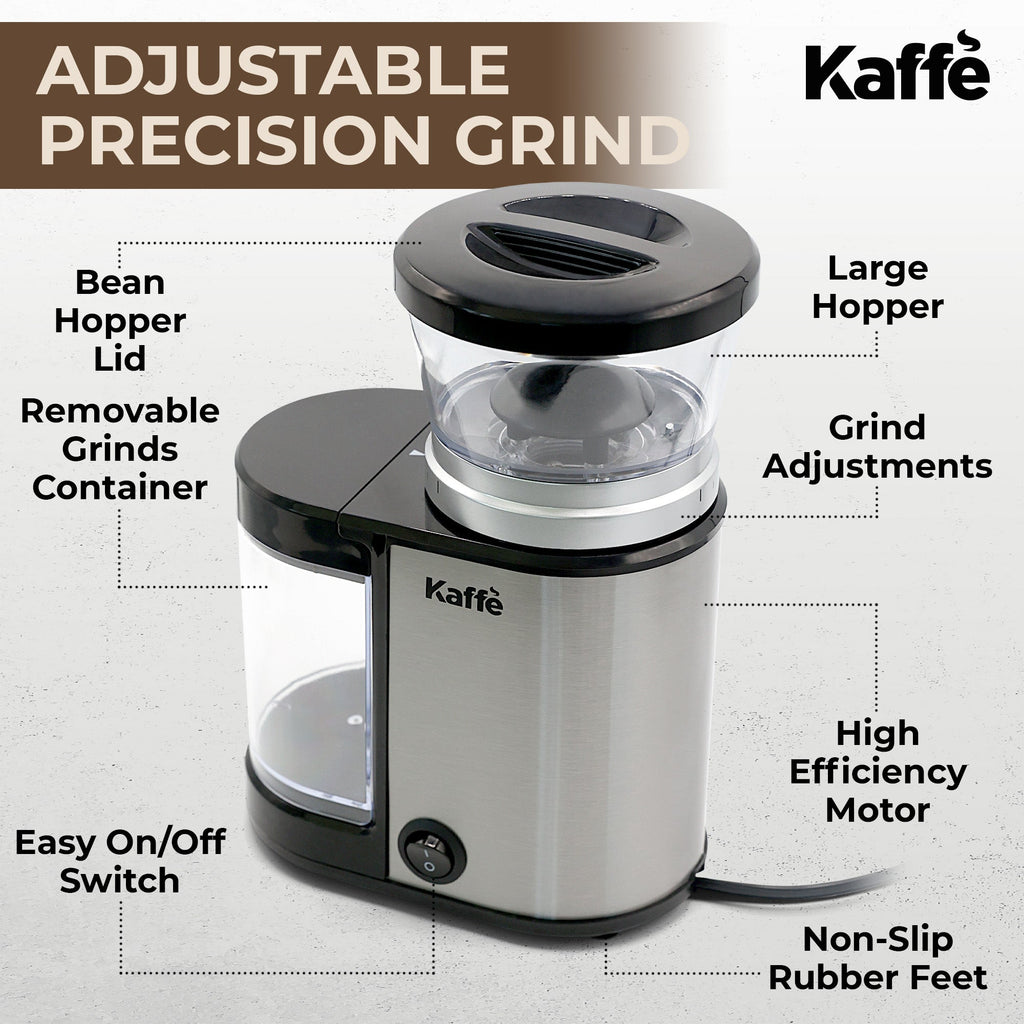 Kaffe KF8022 electric burr coffee grinder, view 5