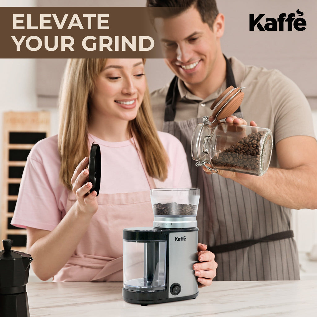 Kaffe KF8022 electric burr coffee grinder, view 8