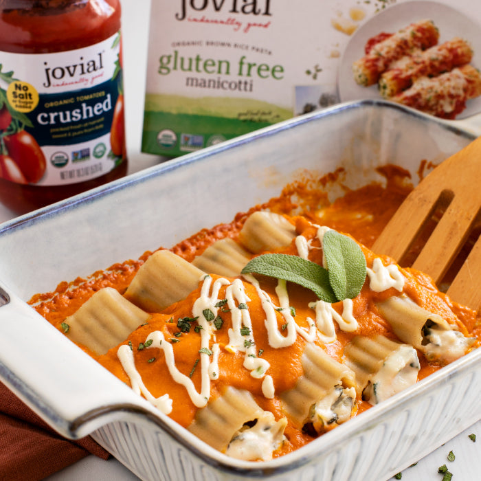 Organic Gluten Free Brown Rice Manicotti