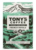 12 oz bag of Tony's Coffee French Royale, organic dark roast