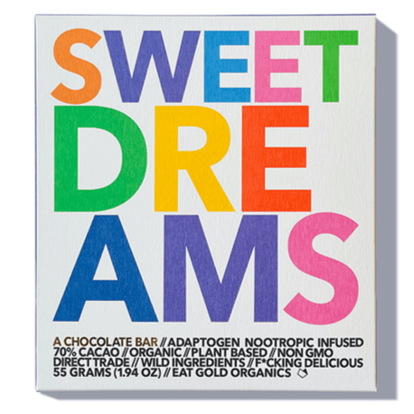 Eat Gold Organics Sweet Dreams 70% dark chocolate bar