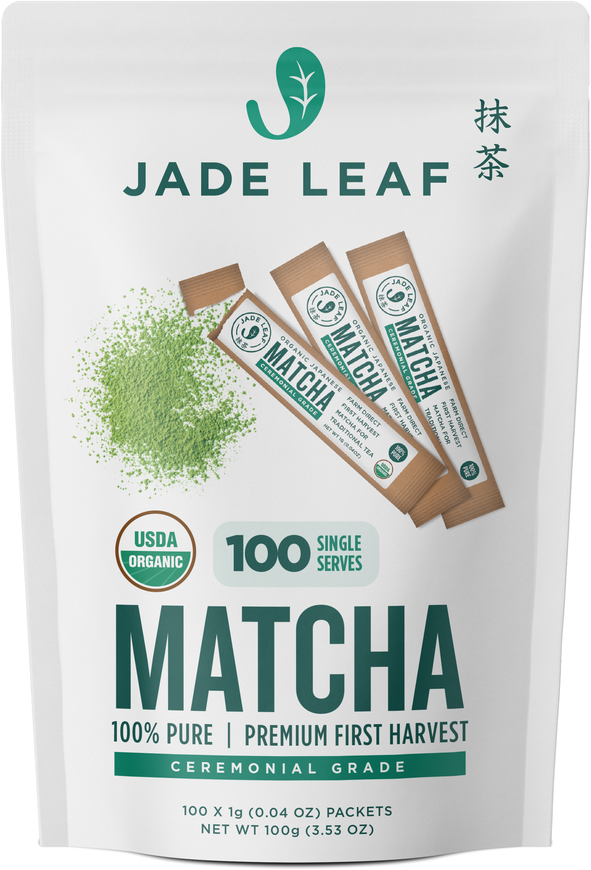 Organic Ceremonial Matcha Stick Packs
