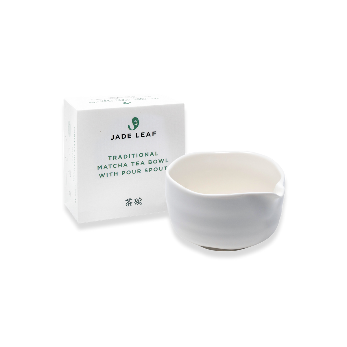Traditional Matcha Tea Bowl with Pour Spout