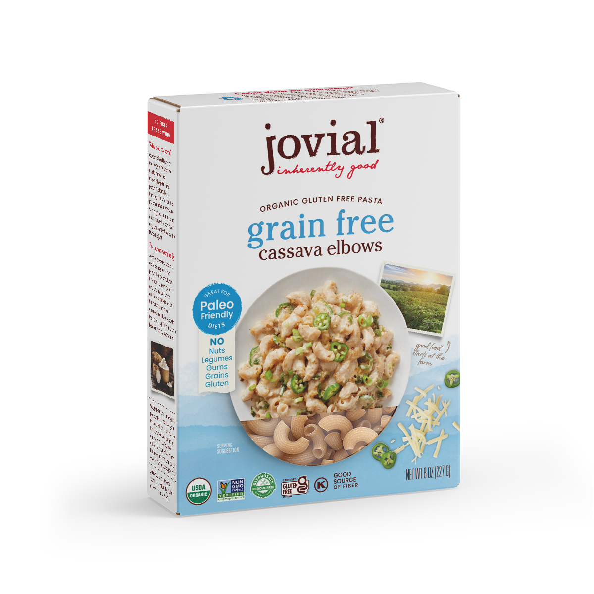 Organic Grain Free Cassava Elbows