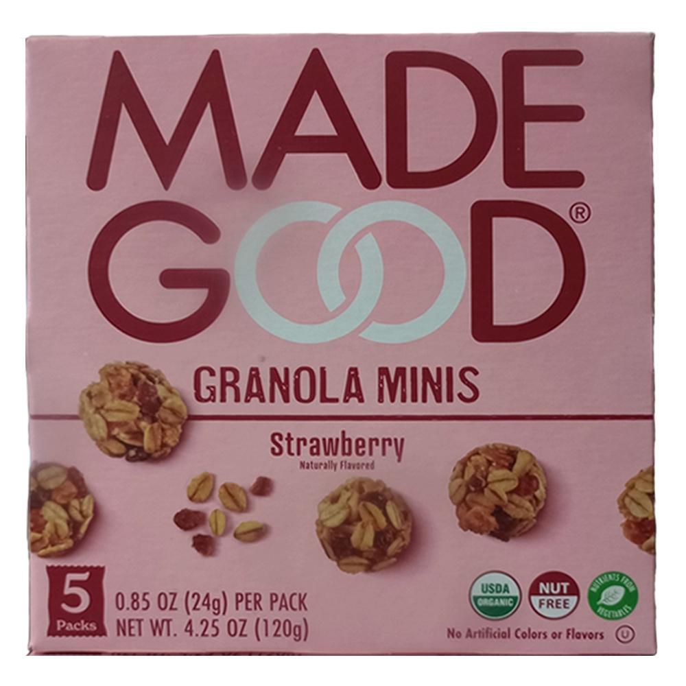 Made Good organic strawberry granola minis