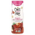 Once Upon a Farm strawberry, sweet potato, and coconut organic puffs