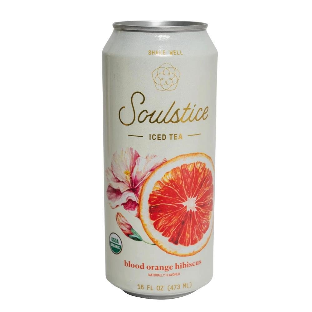 Soulstice blood orange hibiscus organic iced tea