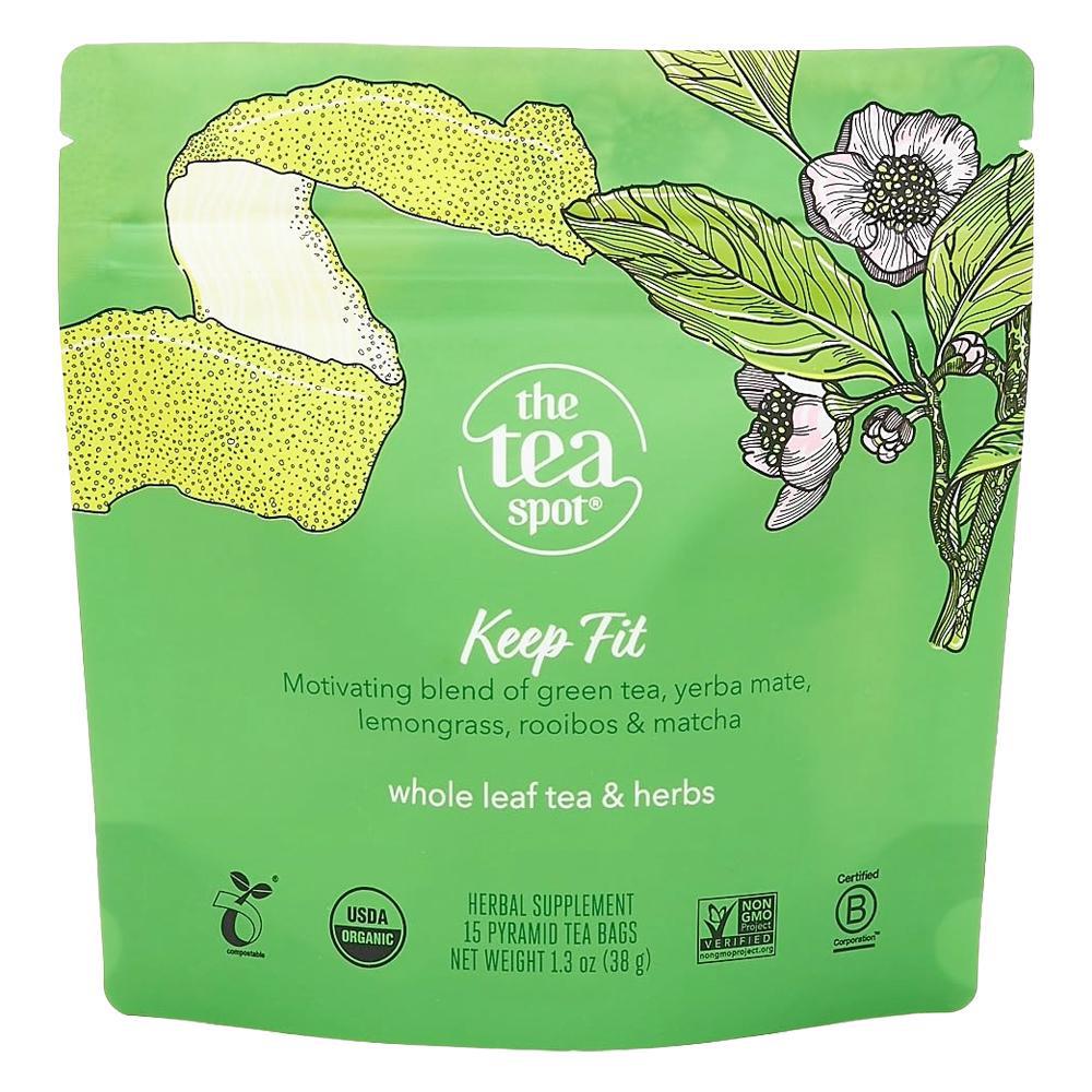 The Tea Spot Keep Fit organic green tea with matcha