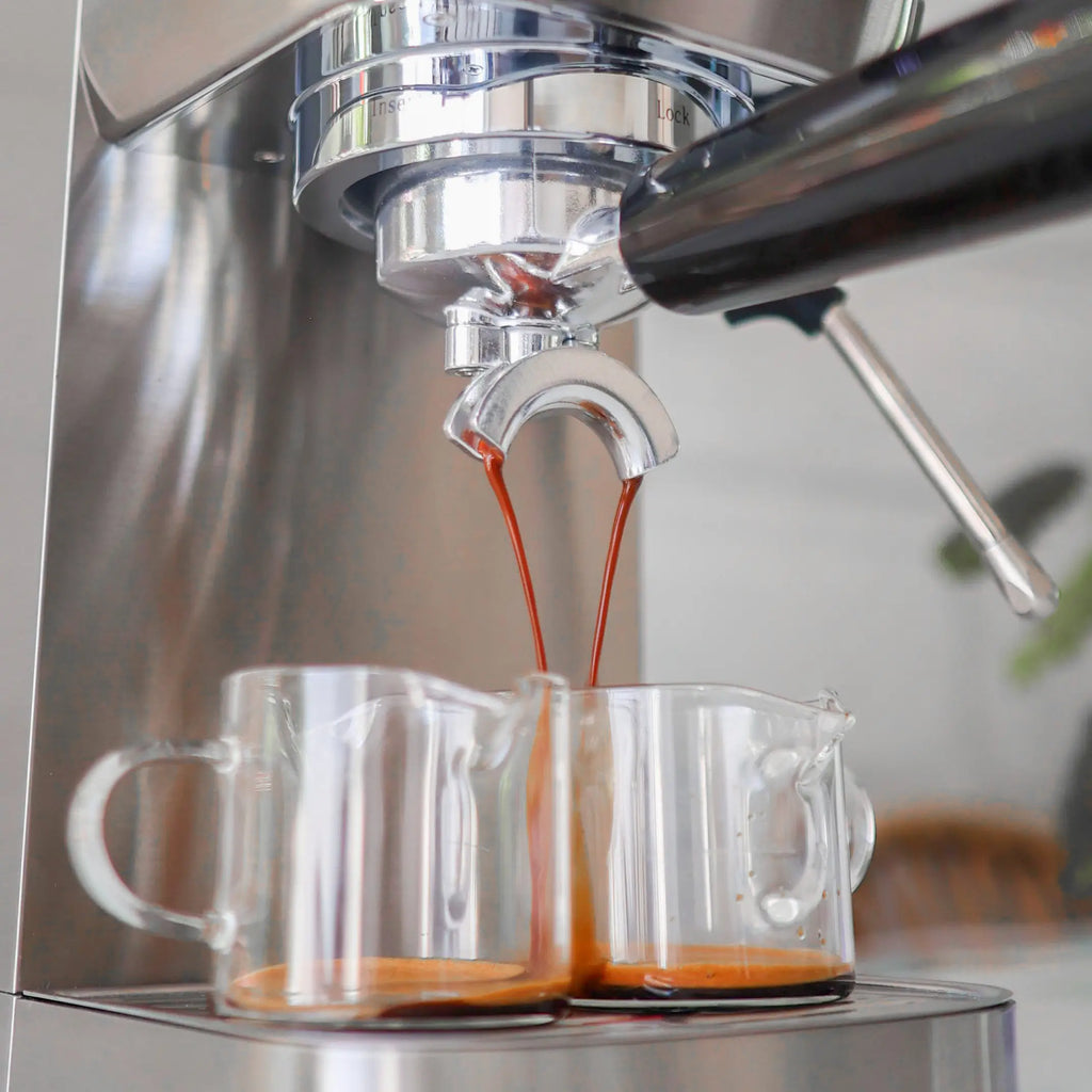 Wirsh Home Barista Plus 20 bar espresso machine with pressure gauge and steam wand, view 7